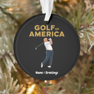 Hilarious Funny Golf of America Mème Trump Pun
