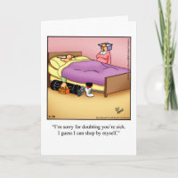 Hilarious Golf Humour Carte de voeux Anniversaire