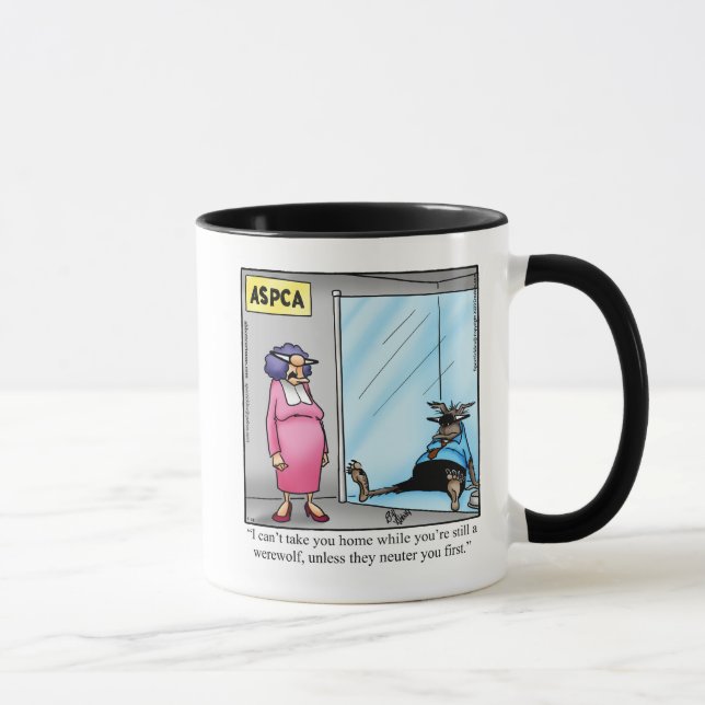 Hilarious Halloween Humour café Mug (Droite)