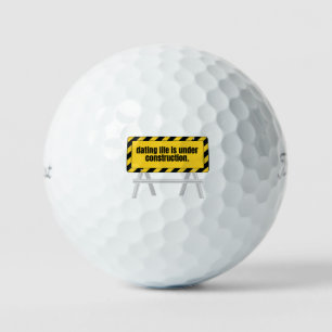 Hilarious Typografie Dating Humor Lustiges Geschen Golfball