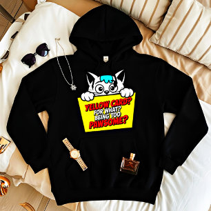 Hilarische großartige Katze Gelbe Karte - Katzenmu Hoodie