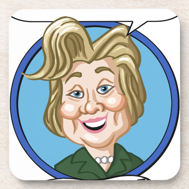 Hilary Clinton Wahl 2016 Untersetzer (Vorderseite)