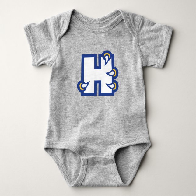 Hilbert College H Baby Strampler (Vorderseite)