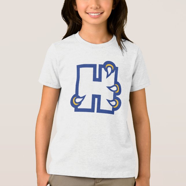 Hilbert College H Tri-Blend Shirt (Vorderseite)