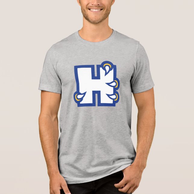 Hilbert College H Tri-Blend Shirt (Vorderseite)