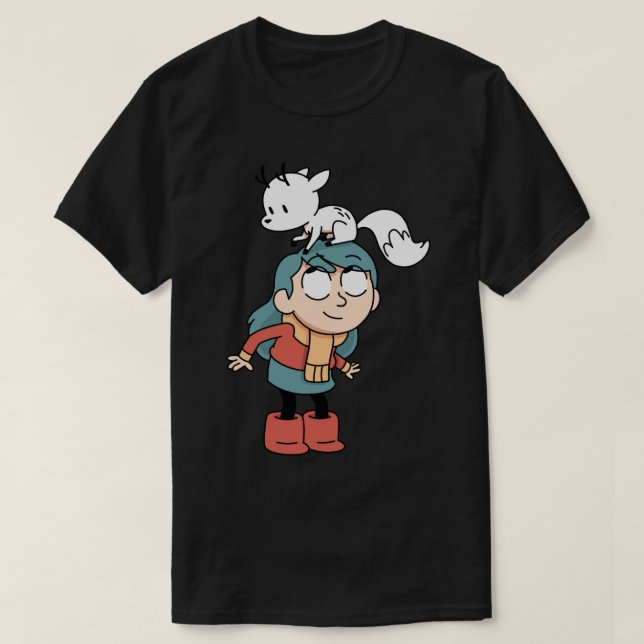 Hilda und Twig Hilda Sticker.png T-Shirt (Design vorne)