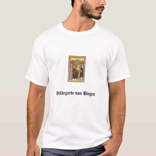 Hildegarde von Bingen T-Shirt (Vorderseite)