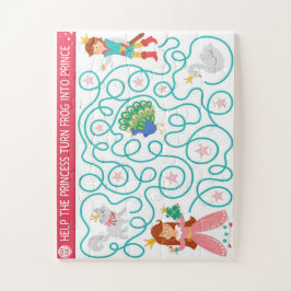 Hilf der Prinzessin, den Frosch in ein Prinzenkind