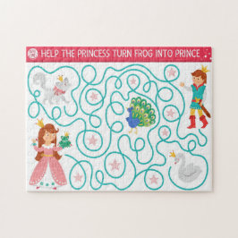 Hilf der Prinzessin, den Frosch in ein Prinzenkind