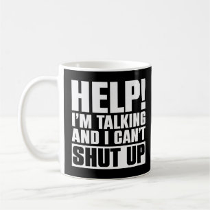 Hilf mir zu reden und ich kann Sprichwort Sarca ni Kaffeetasse