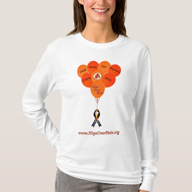 Hilfe bei der Lösung des Mystery CRPS RSD Balloons T-Shirt (Vorderseite)