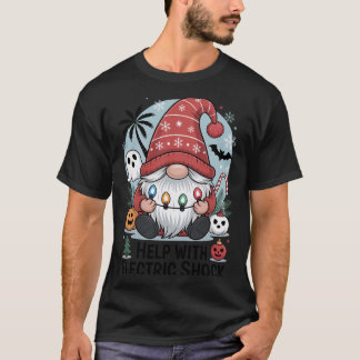 Hilfe bei elektrischem Schlag – Lustiges Weihnacht T-Shirt