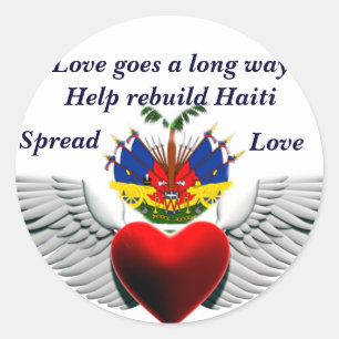 Hilfe beim Wiederaufbau von Haiti_ Sticker