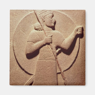 Hilfe, die einen Hittite-Krieger darstellt Magnet