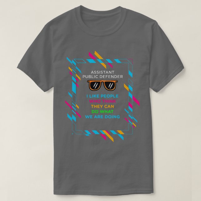 HILFE FÜR DIE ÖFFENTLICHE VERTEIDIGUNG T-Shirt (Design vorne)