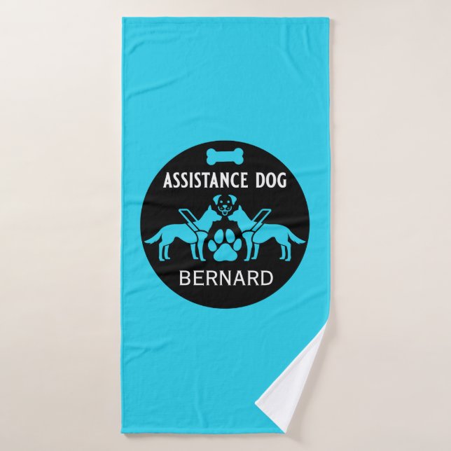 Hilfe für Hunde Geschenke Badehandtuch (Badehandtuch)