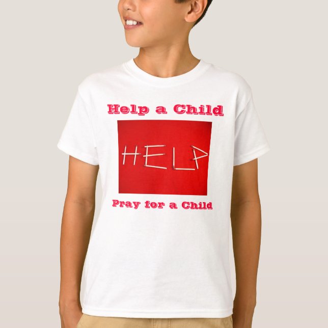 Hilfe für Kinder Shirt (Vorderseite)