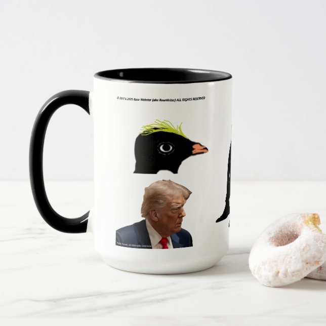 Hilfe für Macaroni Pinguine von RoseWriters Tasse (Mit Donut)