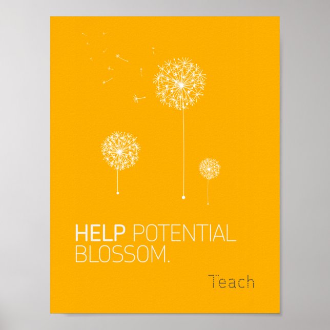 Hilfe für potenzielles Blossom-Poster Poster (Vorne)