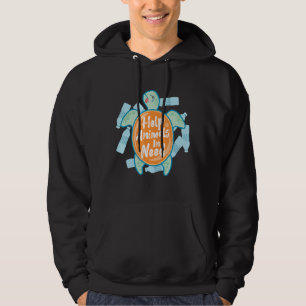 Hilfe für Tiere zur Rett von Schildkröten Hoodie