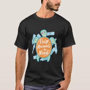 Hilfe für Tiere zur Rett von Schildkröten T-Shirt