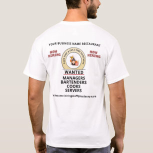 Hilfe Gewollt Jetzt Mitarbeiter einstellen Custom  T-Shirt