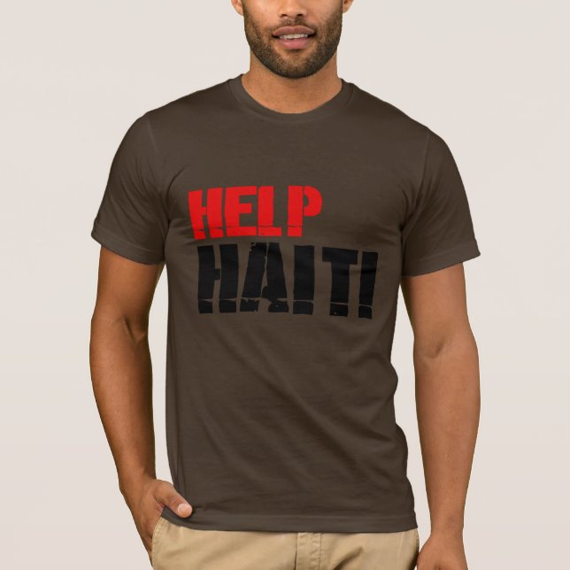 HILFE HAITI T-Shirt (Vorderseite)