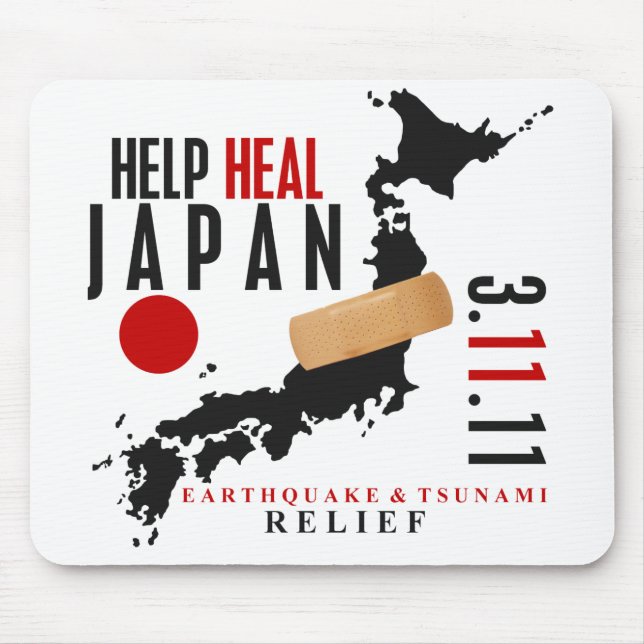 HILFE HEILEN JAPAN #3 MOUSEPAD (Vorne)
