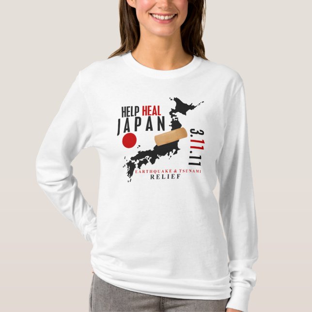 HILFE HEILEN JAPAN #3 T-Shirt (Vorderseite)