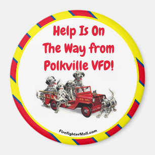 Hilfe ist auf dem Weg von Polkville VFD! Fun Magne Magnet