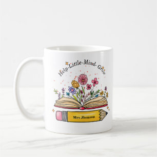Hilfe kleine Mind Grow Teacher Mama Geschenk Kaffeetasse