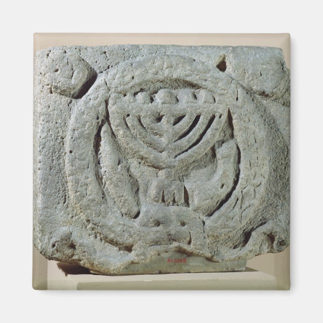 Hilfe mit einer Menorah Magnet (Vorne)