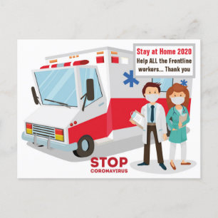 Hilfe Postkarte