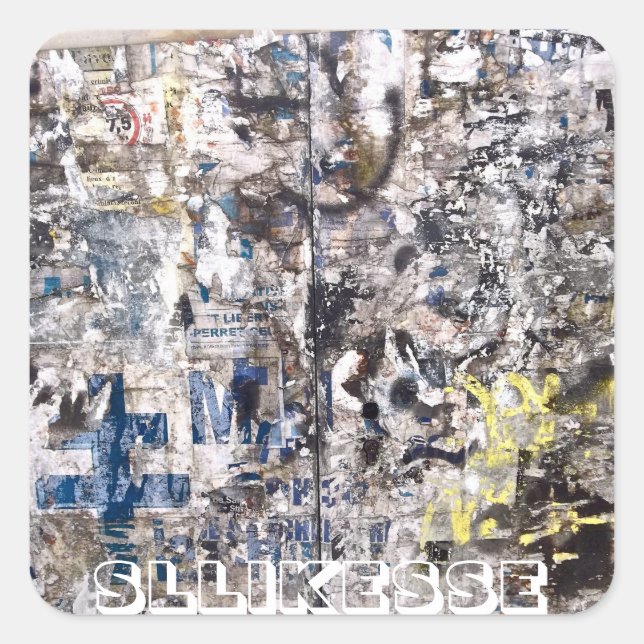 Hilfe Quadratischer Aufkleber (Vorderseite)