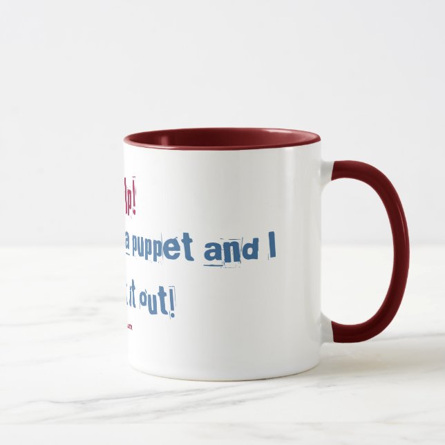 Hilfe! , Setze ich meine Hand in eine Marionette Tasse (Rechts)