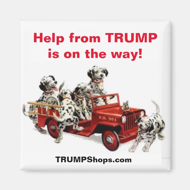Hilfe von TRUMP ist auf dem Weg! Magnet! Magnet (Vorne)