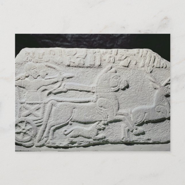 Hilfe zur Darstellung einer Hirschjagd Postkarte (Vorderseite)