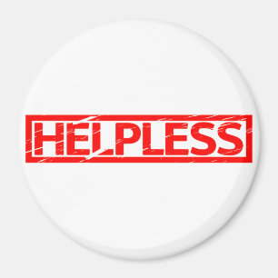 Hilflose Briefmarke Magnet