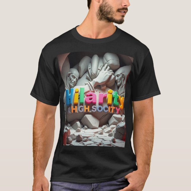 Hilflosigkeit in der High Society T-Shirt (Vorderseite)
