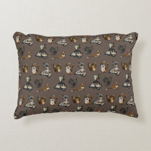 Hilfreiche Studie Katzen Dekokissen