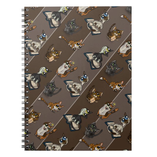 Hilfreiche Studie Katzen Notizblock (Vorderseite)