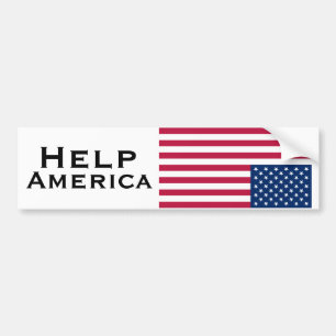 Hilfsamerika-Autoaufkleber Autoaufkleber