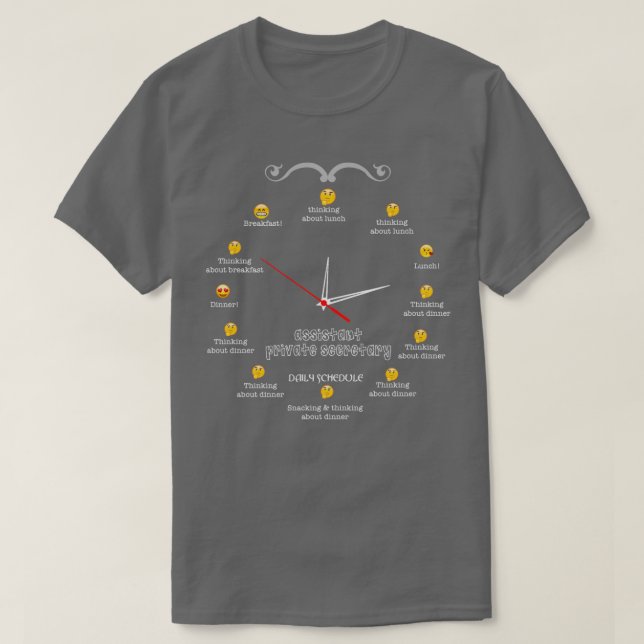 HILFSSEKRETÄR NICE DESIGN 2017 1 T-Shirt (Design vorne)