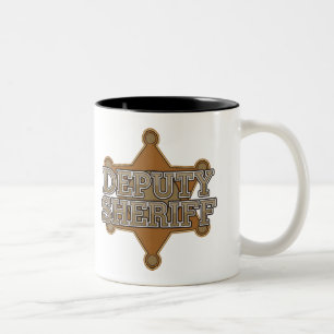 Hilfssheriff Zweifarbige Tasse