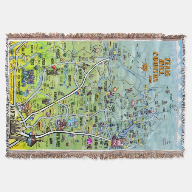 Hill Country 2014 Karte Decke (Vorderseite)