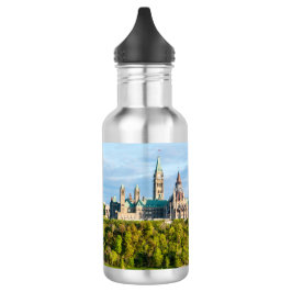 Hill des Parlaments in Ottawa, Ontario, Kanada Edelstahlflasche