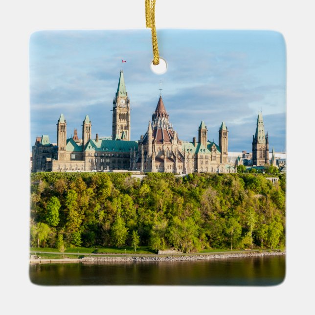 Hill des Parlaments in Ottawa, Ontario, Kanada Keramikornament (Vorderseite)