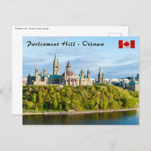 Hill des Parlaments in Ottawa, Ontario, Kanada Postkarte