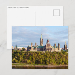 Hill des Parlaments in Ottawa, Ontario, Kanada Postkarte
