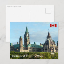 Hill des Parlaments in Ottawa, Ontario, Kanada Postkarte
